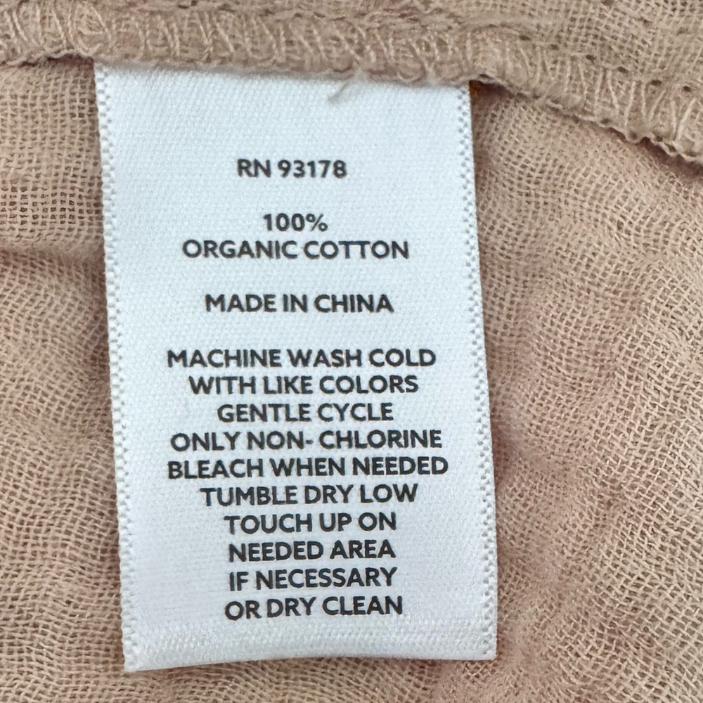 Magaschoni Organic Cotton Shirt Dress Roll-up Sleeves M - Picture 5 of 6